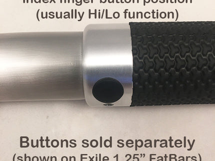 Memory Foam Insert Grips with optional button-mounting holes
