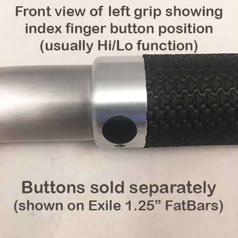 Memory Foam Insert Grips with optional button-mounting holes