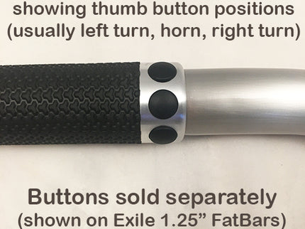 Memory Foam Insert Grips with optional button-mounting holes