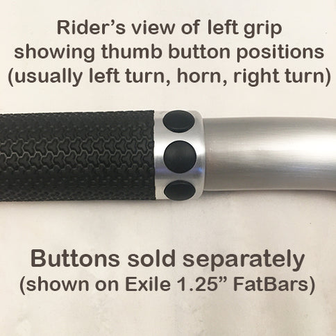 Memory Foam Insert Grips with optional button-mounting holes