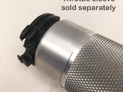 Billet Knurled Grips with optional button-mounting holes