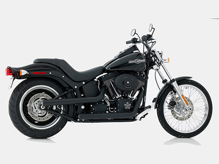 Monster Drag Pipes for stock Softails