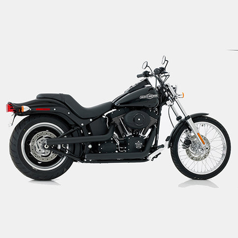 Monster Drag Pipes for stock Softails