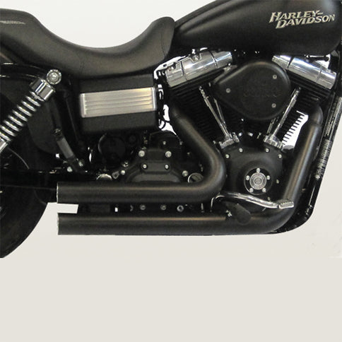 Monster Shotgun Pipes for Twin Cam Dynas 06-up