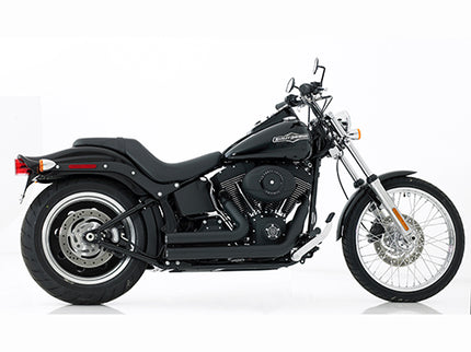 Monster Shotgun Pipes for stock Softails