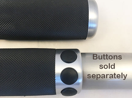Rubber Insert Grips with optional button-mounting holes