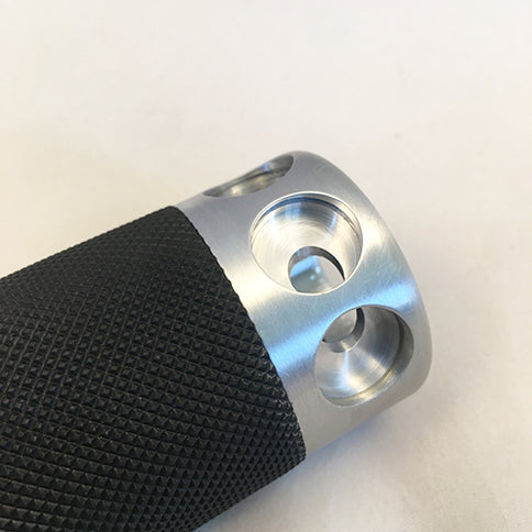 Rubber Insert Grips with optional button-mounting holes