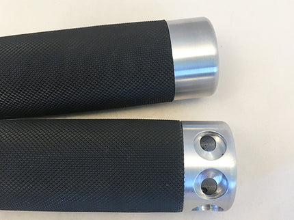 Rubber Insert Grips with optional button-mounting holes